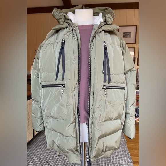 *NWT* 🔥Viral🔥 Amazon Orolay / Thickened Down Hooded Coat / Green / Large - Picture 10 of 16